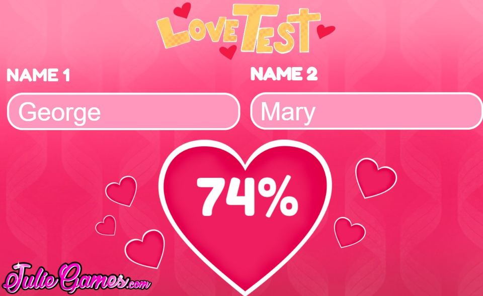Love Tester Gamepaly Screenshot